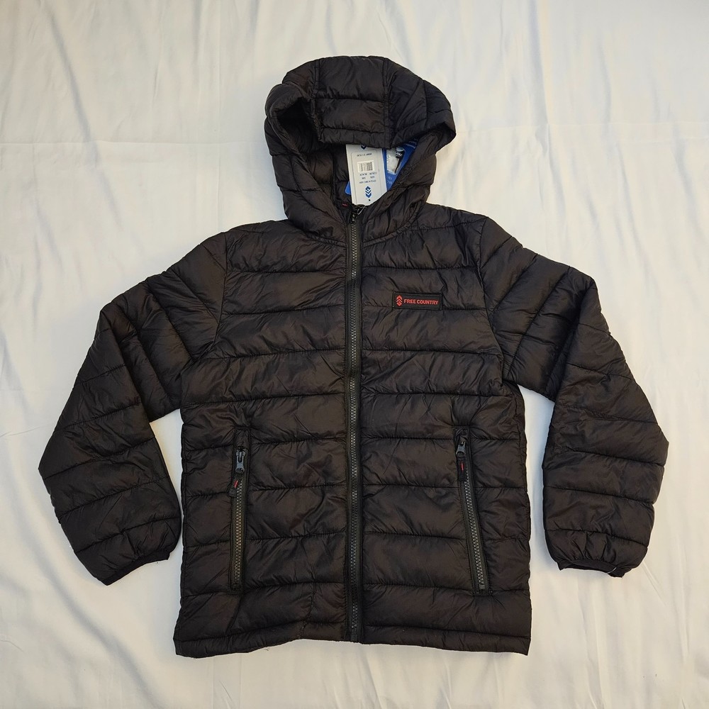 Boy Free Country Black Coat Size S / 8